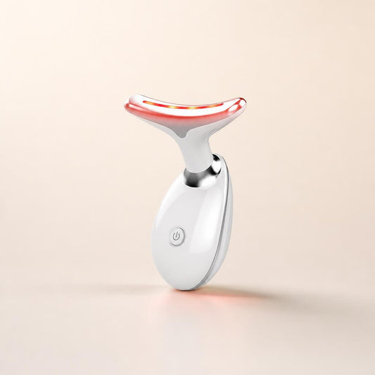 Lumé Sculpt, masajeador facial y de cuello con luz LED roja